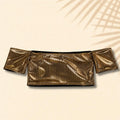 Top Metallic Zafiro. Gold