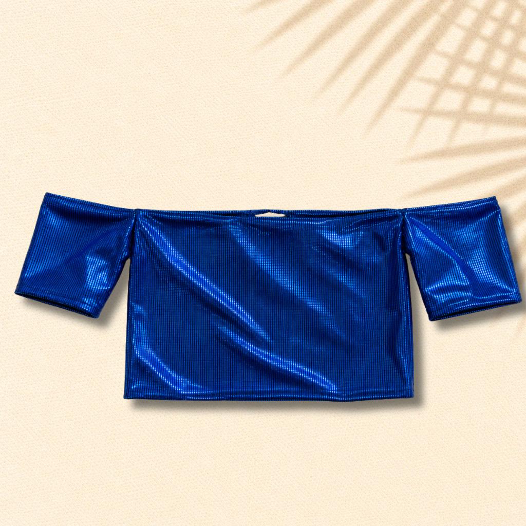 Top Metallic Zafiro. Gold